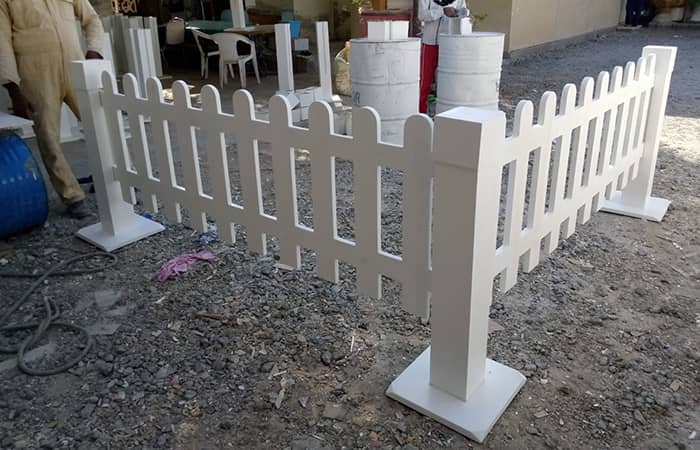 Grp garden fence