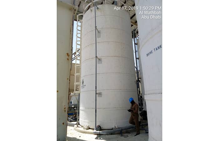 Grp chemical tank