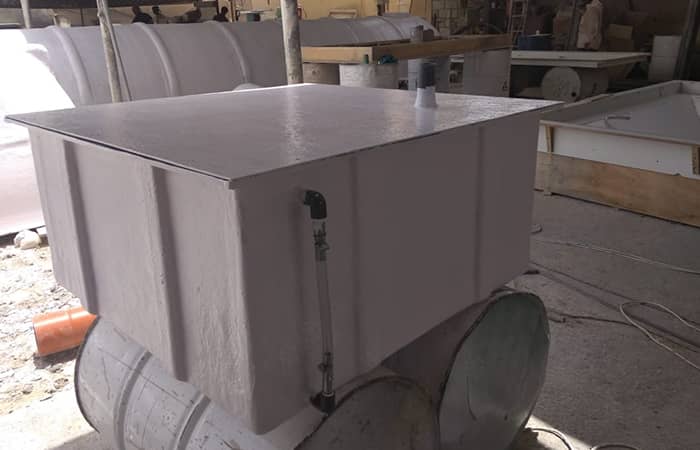 Grp chemical tank